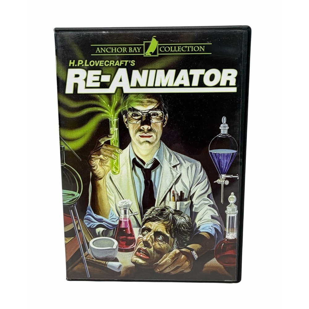 Re-Animator (DVD) Jeffrey Combs Horror - ( 2 Disc Set ) Excellent Condition